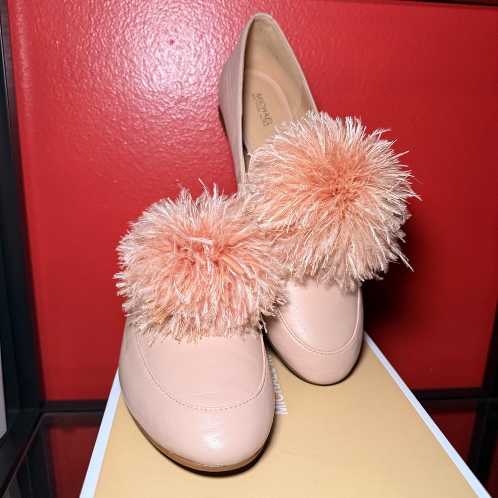 MICHAEL Michael Kors Fara Loafer with Fluffy Pom-Pom - Picture 2 of 6
